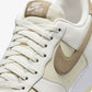 Nike | AIR FORCE 1 '07 LV8 { SAIL/KHAKI-COCONUT MILK-WHITE
