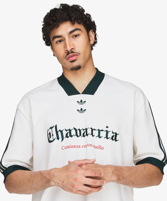 ADIDAS ORIGINALS | x CHAVARRIA SOCCER TEE { OFF WHITE