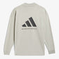 Adidas | BASKETBALL LONG SLEEVE TEE  { SESAME