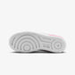 NIKE | AIR FORCE 1 SHADOW { WHITE/WHITE-PINK RISE-METALLIC SILVER