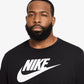 NIKE | SPORTSWEAR T-SHIRT { BLACK/WHITE