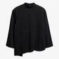 Y-3 | PREMIUM LOOSE LONG SLEEVE TEE  { BLACK