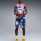 PUMA | X POKEMON ALL OVER PRINTED BASKETBALL SHORTS {  PUMA BLACK-AOP