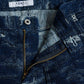 FDMTL | JACQUARD PAINTER PANTS RINSE { INDIGO