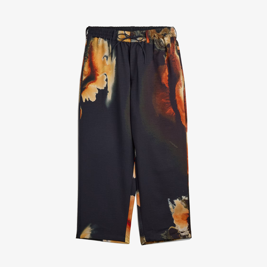 Y-3 | AOP SPORT UNIFORM TRACK PANTS { BLACK/MULTI