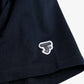 FDMTL | SQUARE JACQUARD TEE { NAVY
