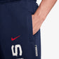 NIKE | PARIS SAINT-GERMAIN STANDARD ISSUE DRI-FIT SOCCER TAPERED PANT { MIDNIGHT NAVY/UNIVERSITY RED