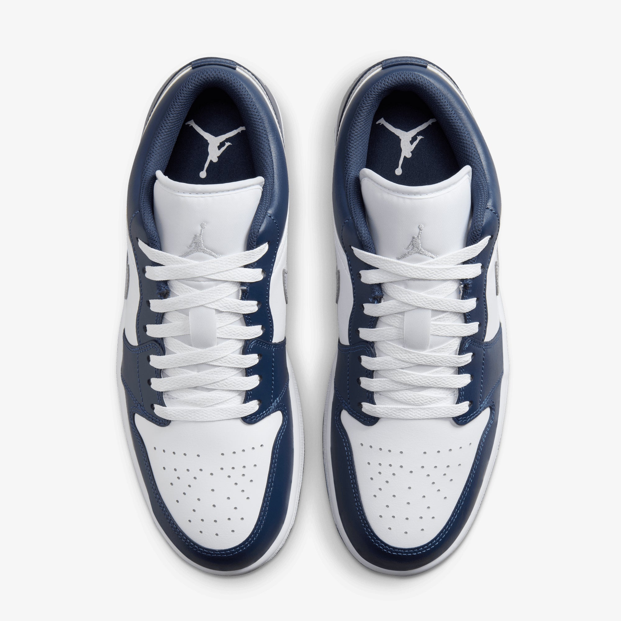 JORDAN | AIR JORDAN 1 LOW { WHITE/WOLF GREY-MIDNIGHT NAVY – Superkicks
