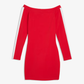 PUMA | T7 LONG SLEEVE DRESS { RED/WHITE