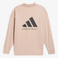 Adidas | BASKETBALL LONG SLEEVE TEE  { ASH PEARL