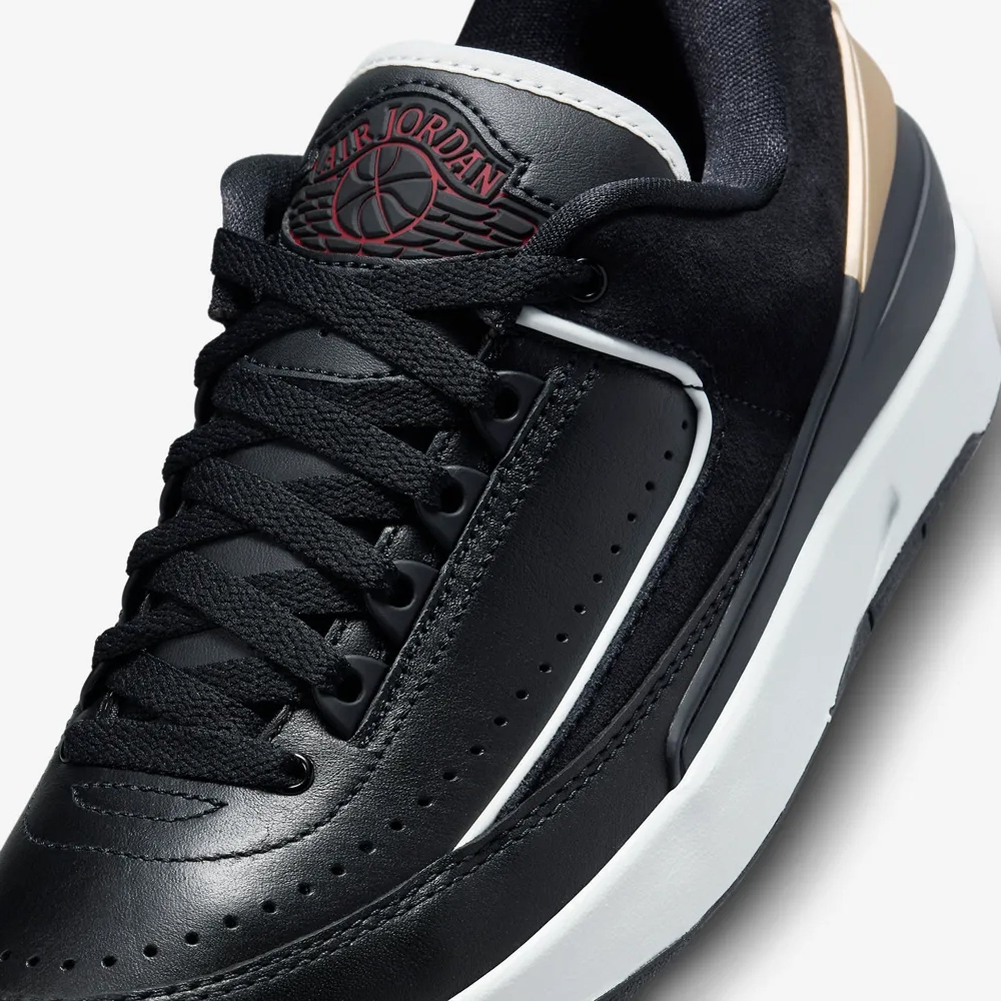 Jordan | AIR JORDAN 2 RETRO LOW { BLACK/VARSITY RED – Superkicks