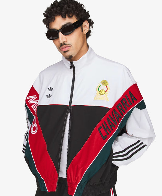 ADIDAS ORIGINALS | x CHAVARRIA CDM WOVEN TRACK JACKET { WHITE/BLACK
