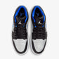 JORDAN | AIR JORDAN 1 LOW { BLACK/WHITE-GAME ROYAL-MTLC PLATINUM