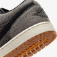 JORDAN | AIR JORDAN 1 LOW { BLACK/BLACK-LT SMOKE GREY-SAIL