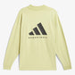 Adidas | BASKETBALL LONG SLEEVE TEE  { HALO GOLD