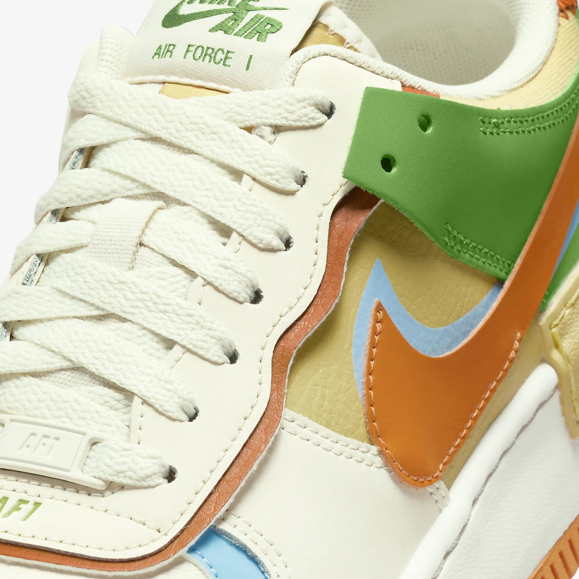 Buy Coconut and Blue Air Force Shadow Women Sneakers Online