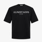 ALMOST GODS | CRACKED LOGO RELAXED TEE { BLACK