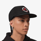 Jordan | FIGHT CLUB PRO UNSTRUCTURED FLAT BILL HAT { BLACK/BLACK