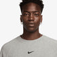 Nike | NOCTA FLEECE CS CREW { DARK GREY HEATHER/MATTE SILVER/BLACK