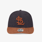 New Era | ST. LOUIS CARDINALS MLB TWO TONE NAVY RETRO CROWN 9FIFTY STRAPBACK CAP  { BLUE
