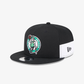 New Era | BOSTON CELTICS MULTI PATCH BLACK 9FIFTY SNAPBACK CAP  { BLACK