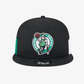 New Era | BOSTON CELTICS MULTI PATCH BLACK 9FIFTY SNAPBACK CAP  { BLACK