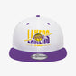 New Era | LA LAKERS CROWN WHITE 9FIFTY SNAPBACK CAP  { WHITE