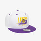New Era | LA LAKERS CROWN WHITE 9FIFTY SNAPBACK CAP  { WHITE