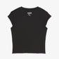 Puma | x X-GIRL RIBBED SLIM FIT TEE  { BLACK