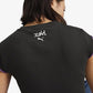 Puma | x X-GIRL RIBBED SLIM FIT TEE  { BLACK