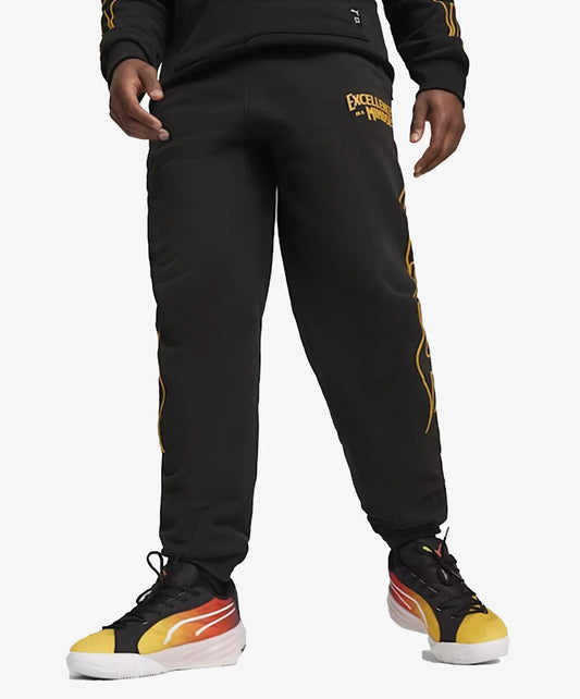 Puma | CAUTION BASKETBALL TRACK PANTS  { BLACK