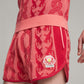 PUMA | x PALOMO T7 SHORTS { PASSIONFRUIT