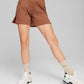 PUMA | DARE FLARED SHORTS { BROWN MUSHROOM