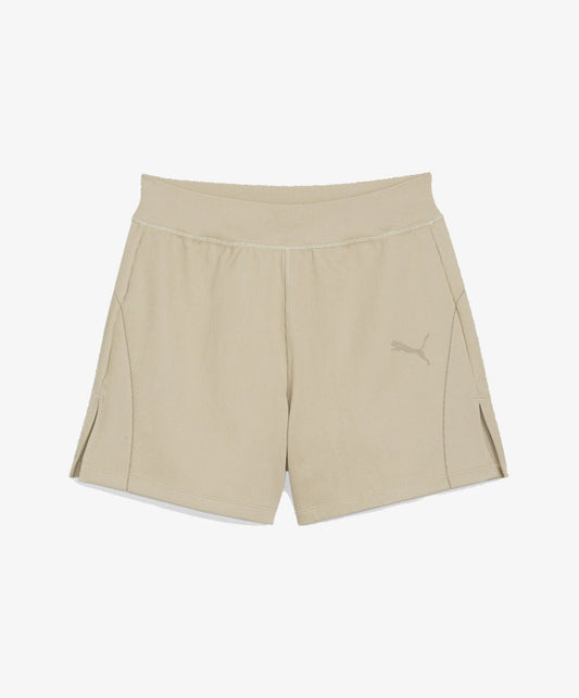 Puma | DARE TO MUTED MOTION FLARED SHORTS  { ALMOND