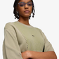 PUMA |CLRT RELAXED KNITTED { PUMA PEBBLE GRAY