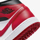 Jordan | AIR JORDAN 1 MID  { BLACK/GYM RED-WHITE