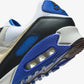 NIKE | AIR MAX 90 PREMIUM { WHITE/KHAKI-RACER BLUE-BLACK