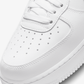 Nike | AIR FORCE 1 { WHITE/WHITE-METALLIC GOLD-FLT GOLD
