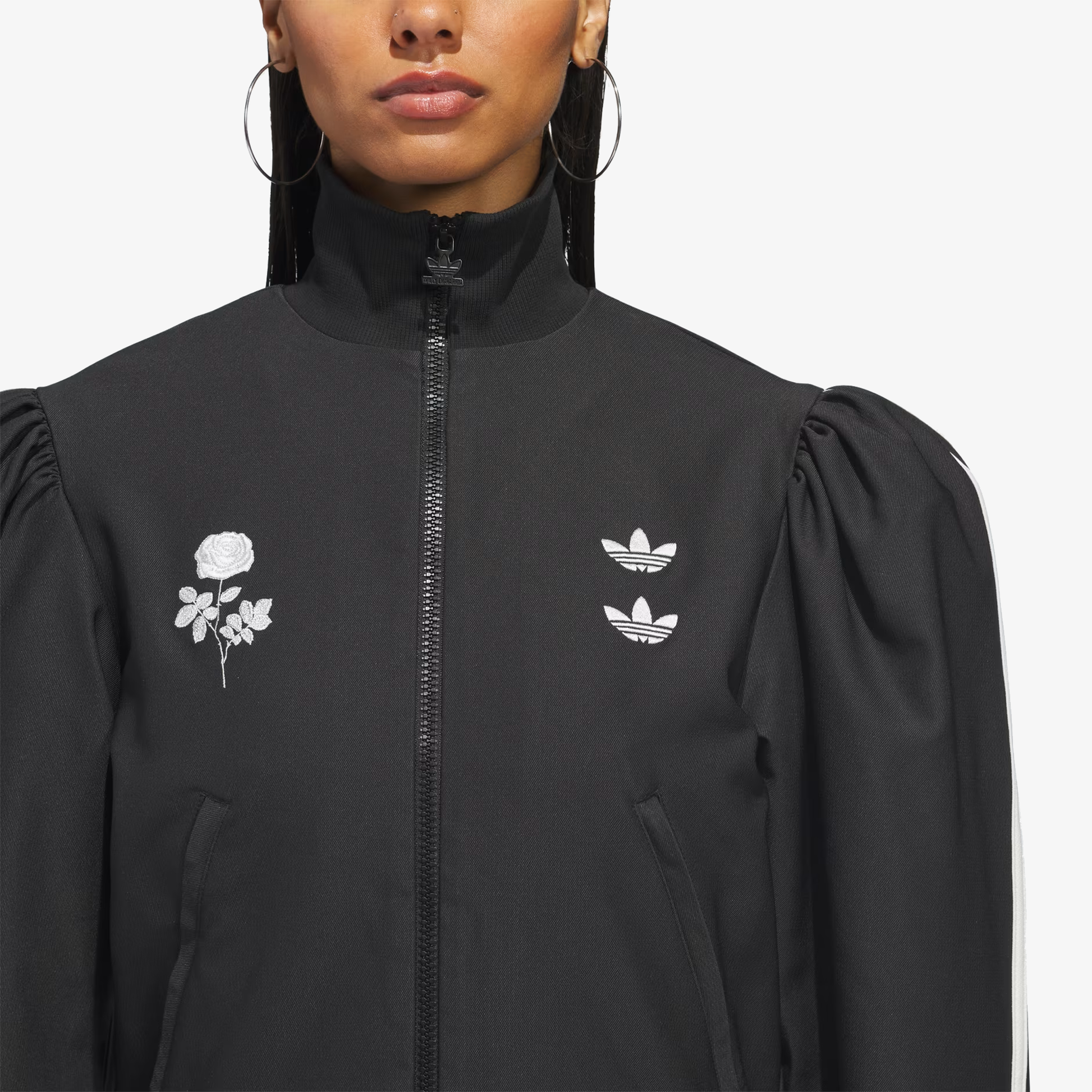 ADIDAS ORIGINALS | x WILLY CHAVARRIA BLOUSE TRACK JACKET { BLACK