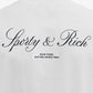 SPORTY & RICH | VENDOME RESORT T-SHIRT { WHITE