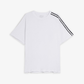 Y-3 | RAW EDGE 3 STRIPES SHORT SLEEVE TEE { CHALK WHITE