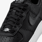 NIKE | AIR FORCE 1 '07 { BLACK/BLACK-SMOKE GREY-METALLIC SILVER
