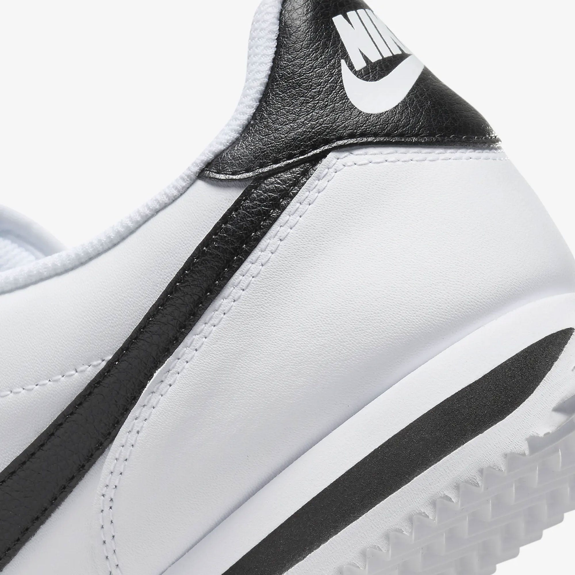 nike cortez white and black price