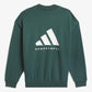Adidas Originals | BASKETBALL CREW SWEATSHIRT  { MINERAL GREEN