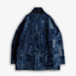FDMTL | JACQUARD BORO HAORI RINSE { INDIGO