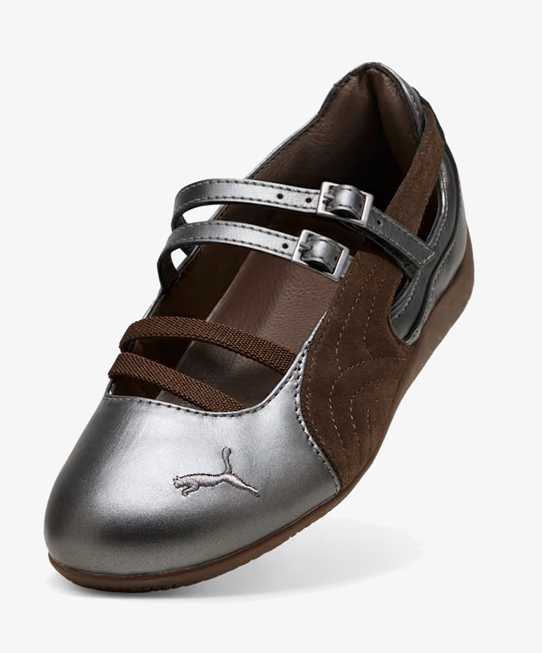 PUMA | SPEEDCAT BALLET LUX METALLIC LEATHER { CHOCOLATE-GUM
