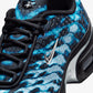 NIKE | AIR MAX PLUS VII { BLACK/CHROME-GAMMA BLUE