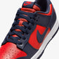 NIKE | DUNK LOW RETRO { UNIVERSITY RED/OBSIDIAN-WHITE