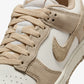 NIKE | DUNK LOW { SAIL/LINEN-WHITE-METALLIC GOLD