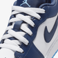 JORDAN | AIR JORDAN 1 LOW (GS) { MIDNIGHT NAVY/UNIVERSITY BLUE-WHITE
